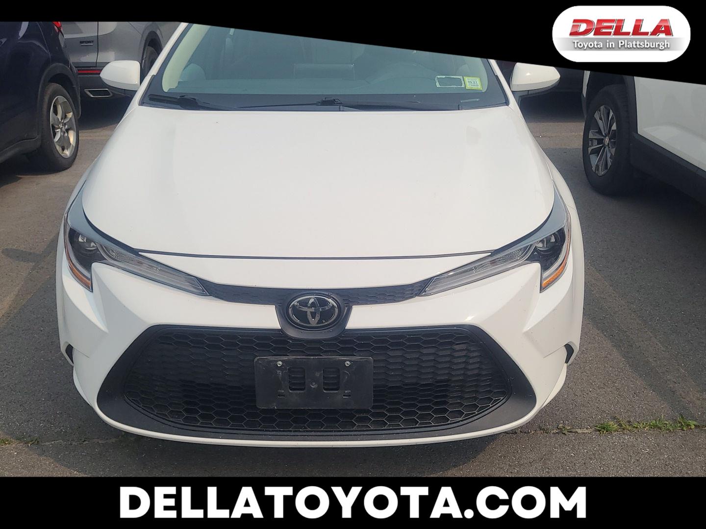 Super White 2021 Toyota Corolla Sedan Front-Wheel Drive Continuously Variable Transmission
