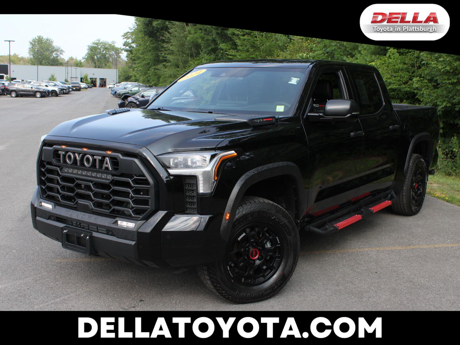 Midnight Black Metallic 2024 Toyota Tundra Hybrid Pickup Truck Four-Wheel Drive Automatic