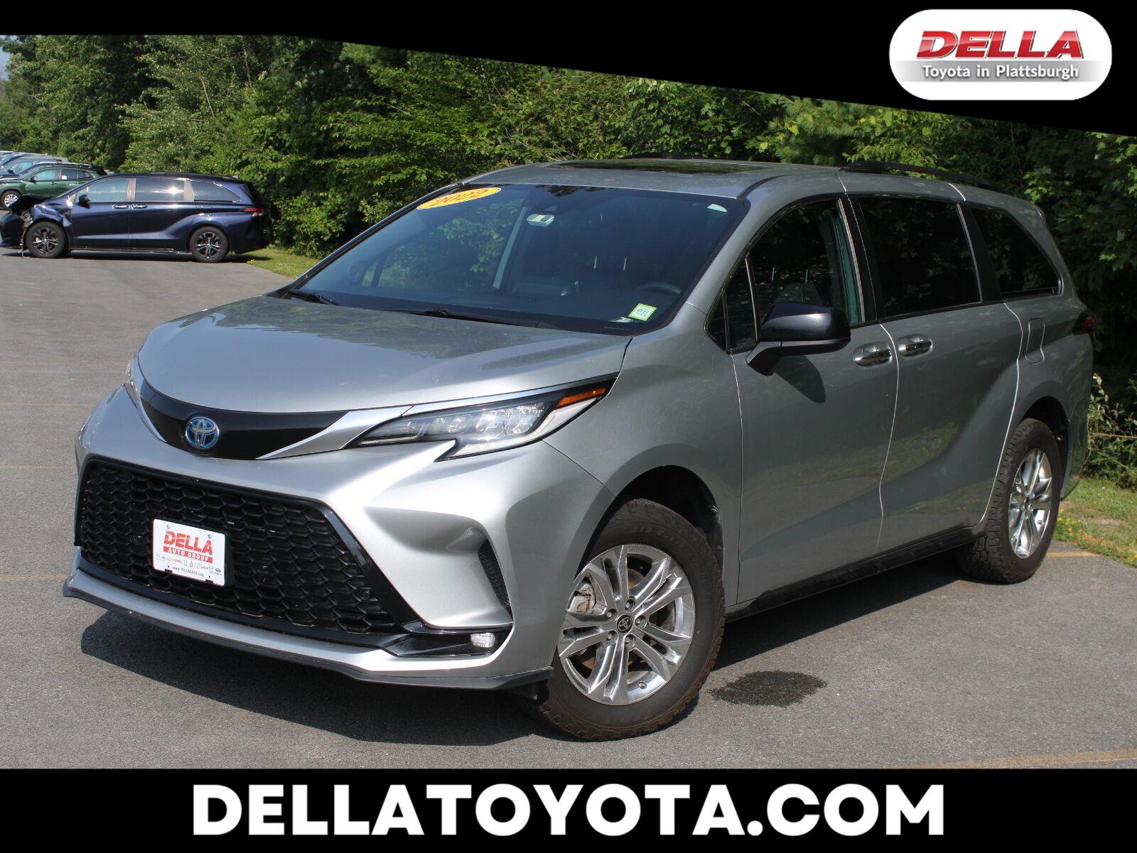 Celestial Silver Metallic 2022 Toyota Sienna Minivan All-Wheel Drive Continuously Variable Transmission