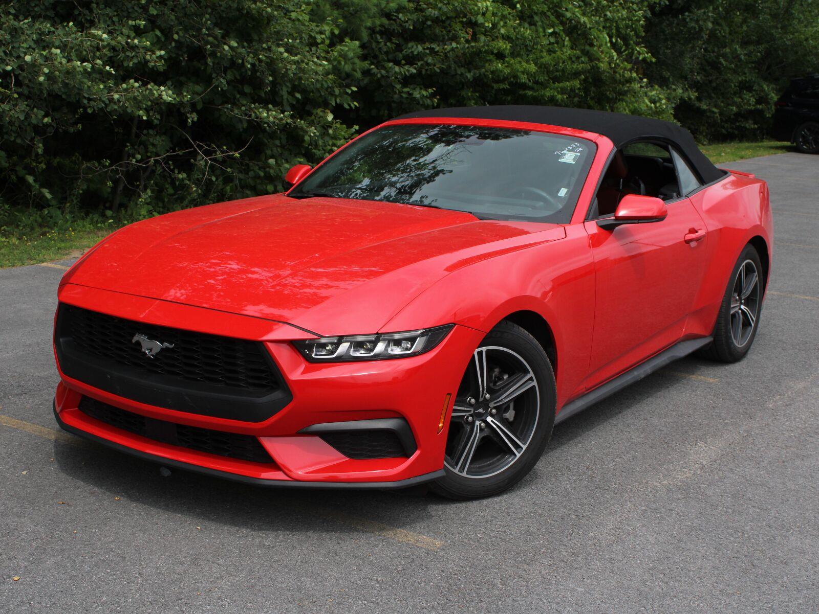 Race Red 2024 Ford Mustang Convertible Rear-Wheel Drive Automatic