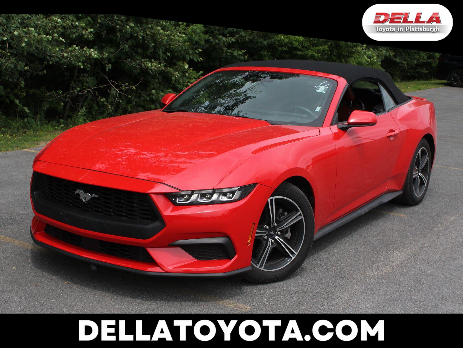 Race Red 2024 Ford Mustang Convertible Rear-Wheel Drive Automatic