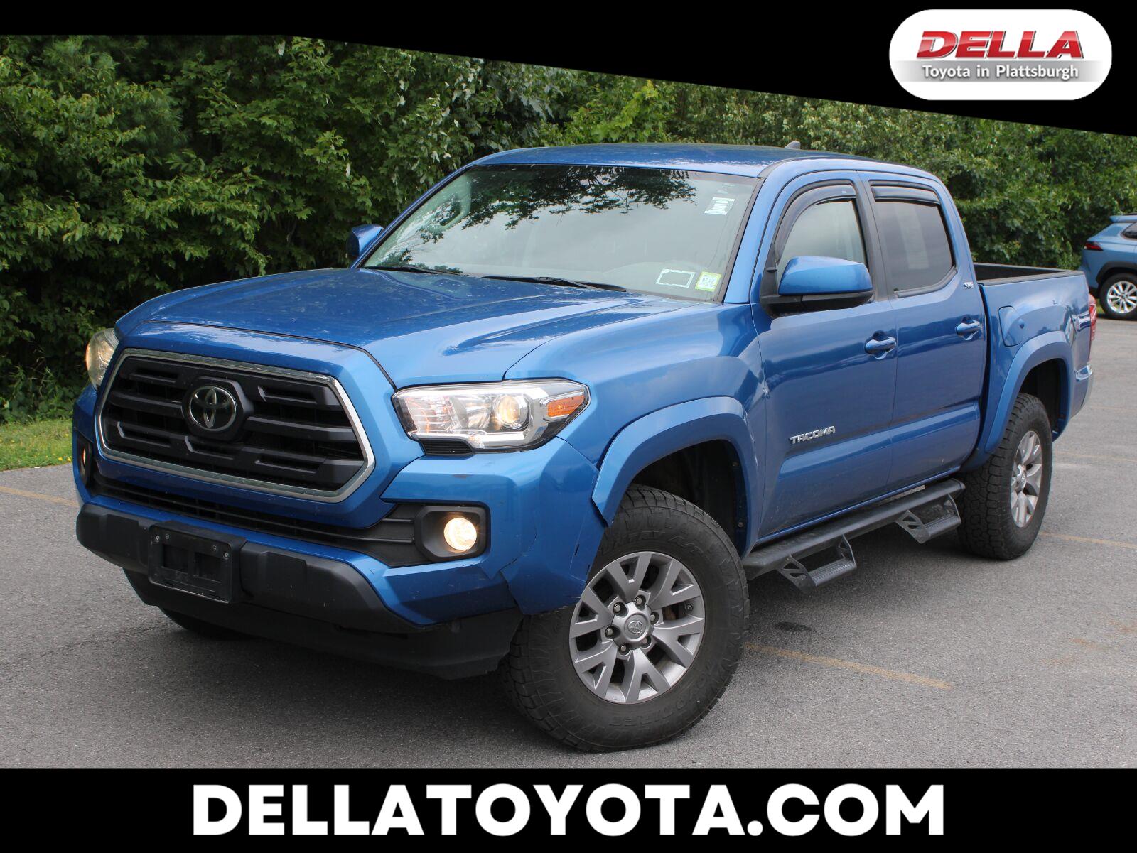 Blazing Blue Pearl 2018 Toyota Tacoma Pickup Truck Four-Wheel Drive 6-Speed Automatic