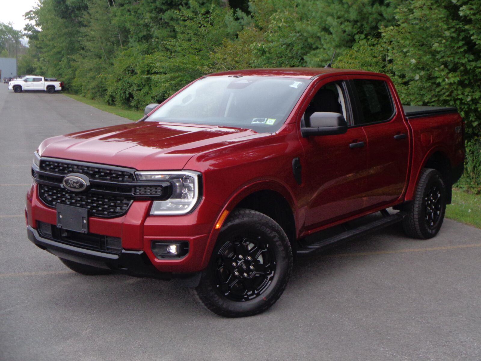 Ruby Red Metallic Tinted Clearcoat 2025 Ford Ranger Pickup Truck Four-Wheel Drive Automatic