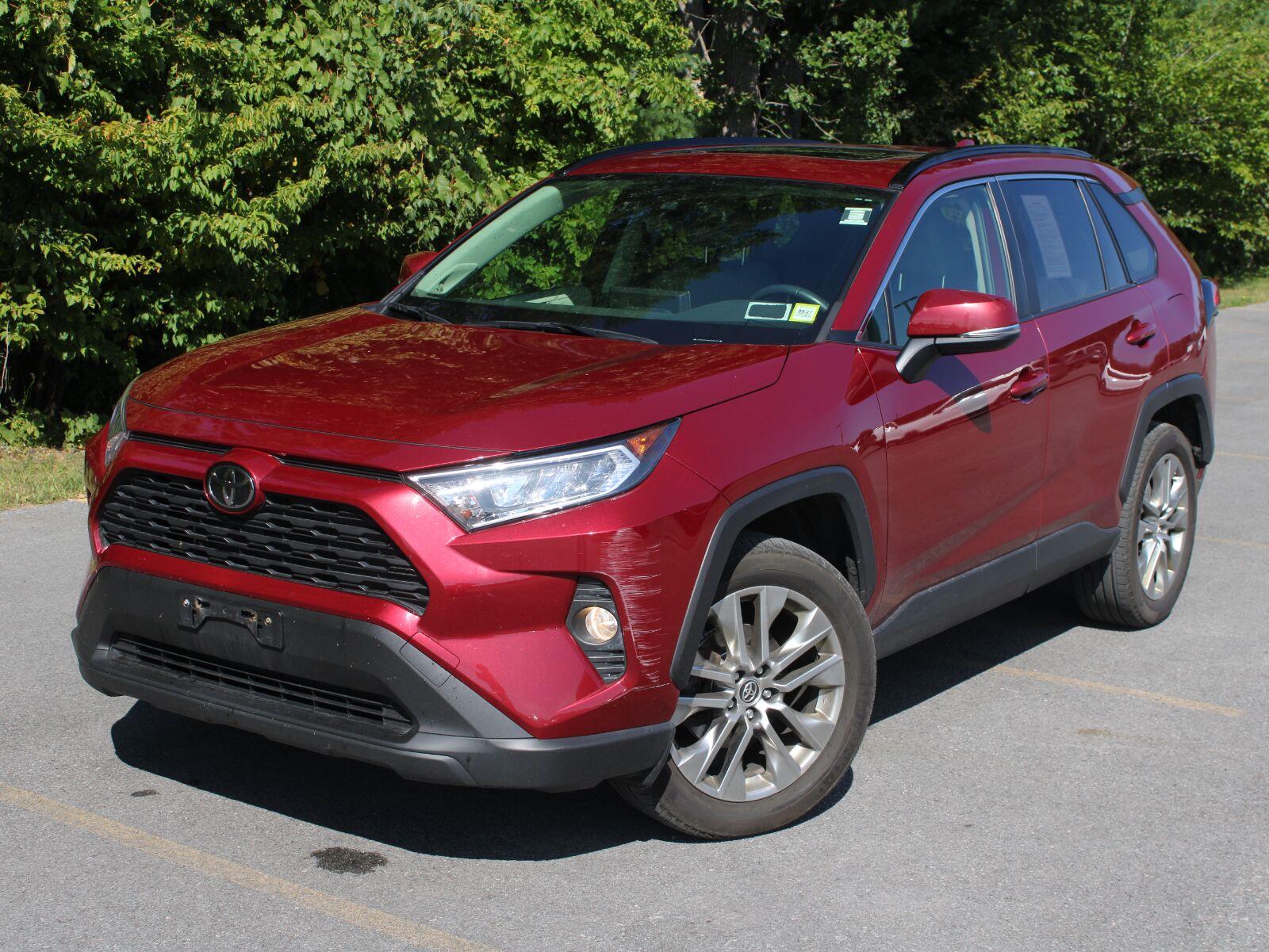 Red (Ruby Flare Pearl) 2019 Toyota RAV4 SUV / Crossover All-Wheel Drive 8-Speed Automatic