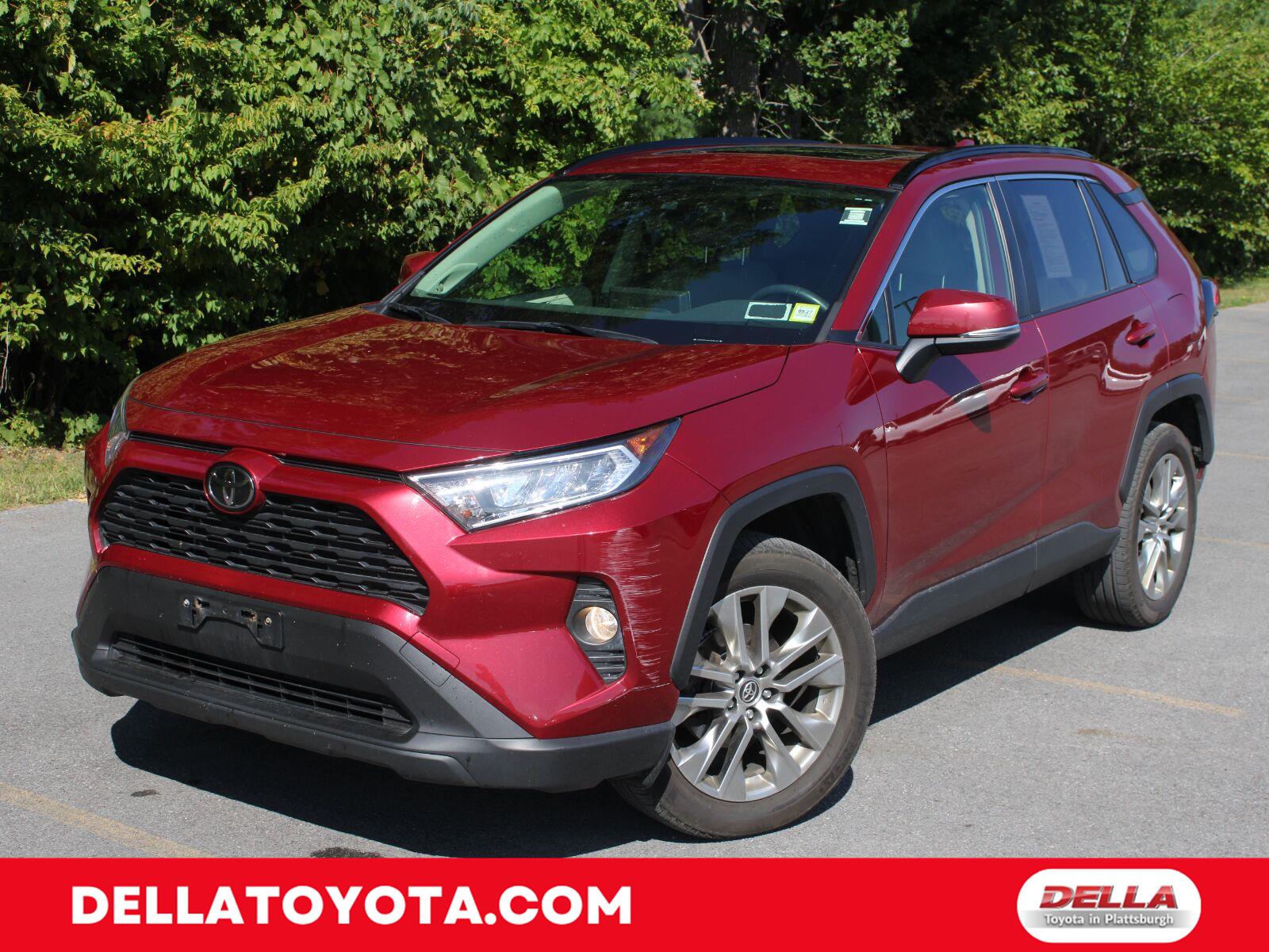 Red (Ruby Flare Pearl) 2019 Toyota RAV4 SUV / Crossover All-Wheel Drive 8-Speed Automatic