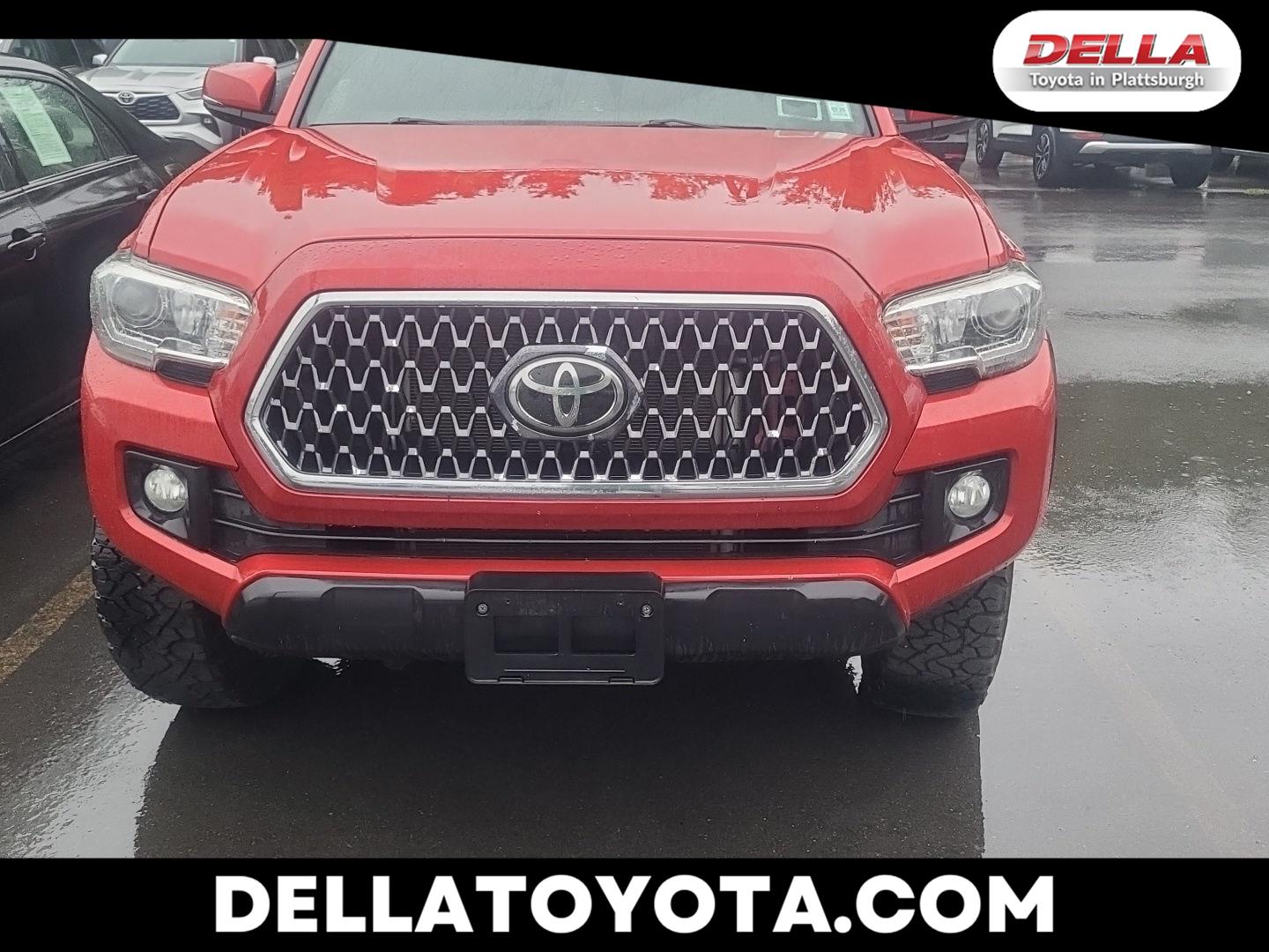 Barcelona Red Metallic 2019 Toyota Tacoma Pickup Truck Four-Wheel Drive 6-Speed Manual