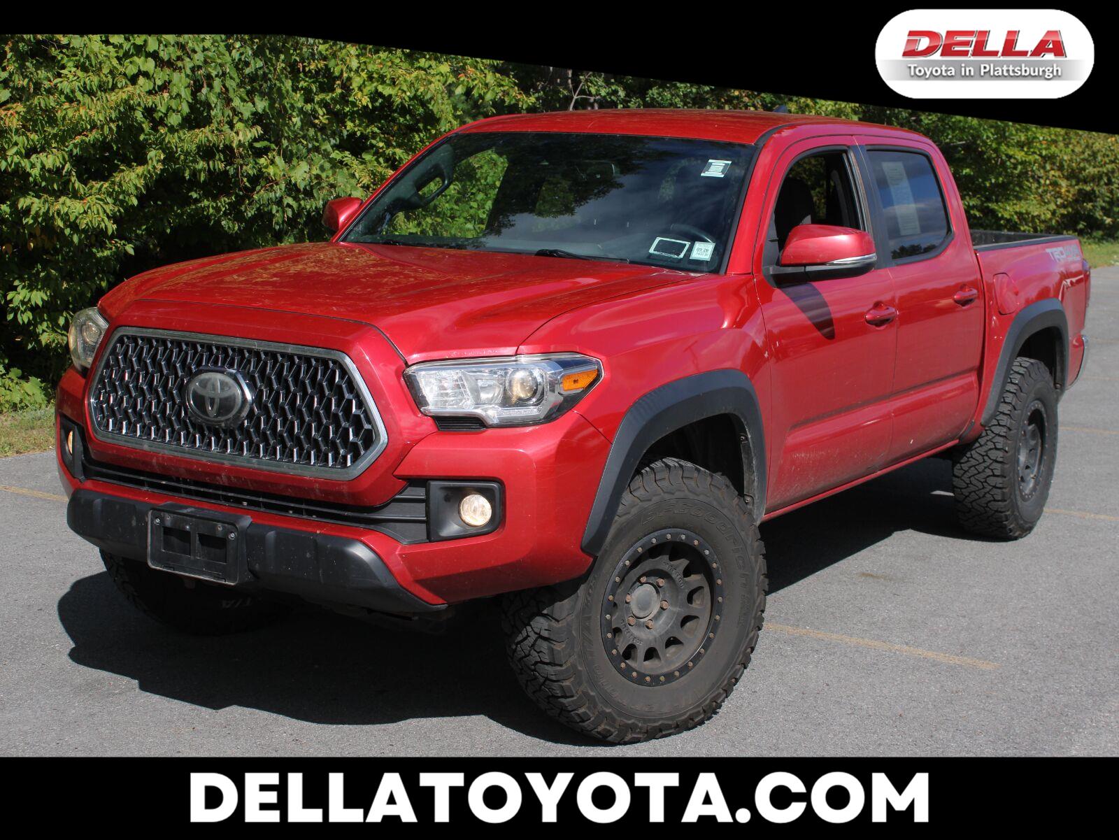Barcelona Red Metallic 2019 Toyota Tacoma Pickup Truck Four-Wheel Drive 6-Speed Manual