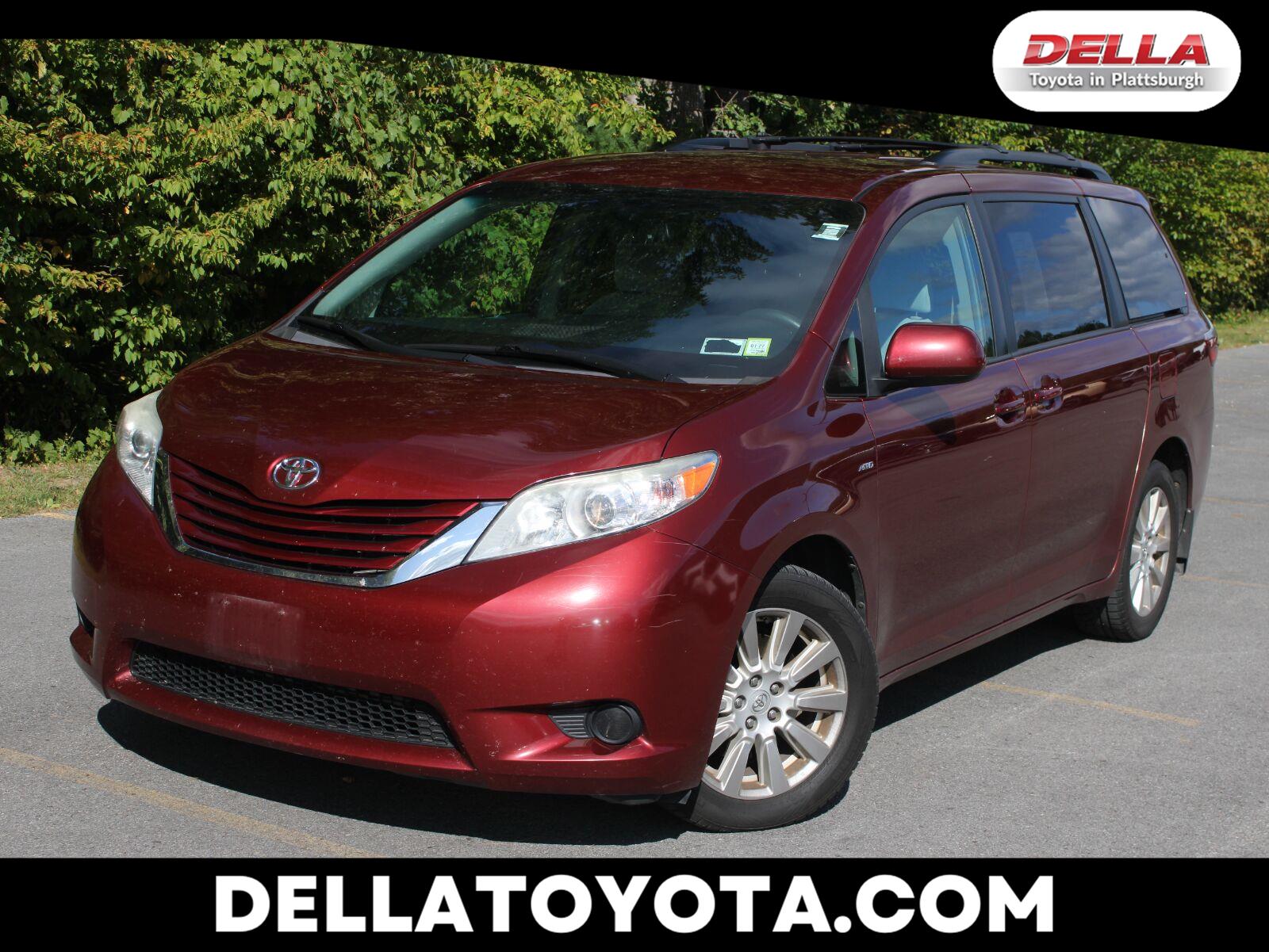 Salsa Red Pearl 2017 Toyota Sienna Minivan All-Wheel Drive Automatic