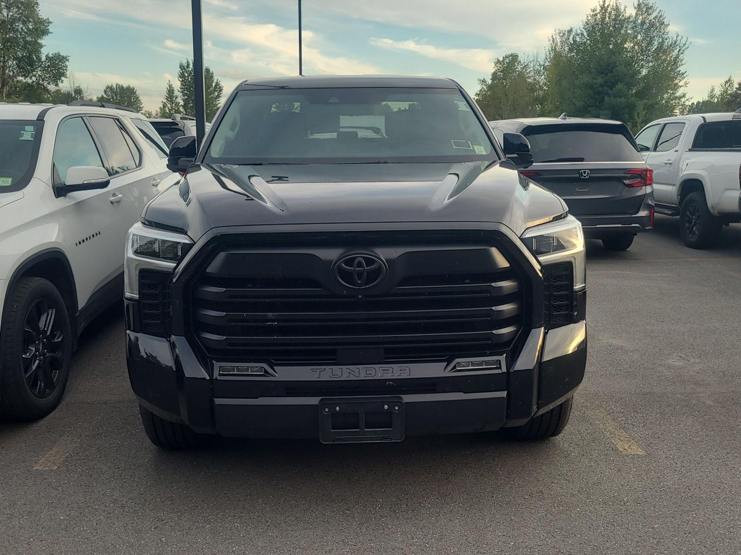 Midnight Black Metallic 2024 Toyota Tundra Pickup Truck Four-Wheel Drive Automatic