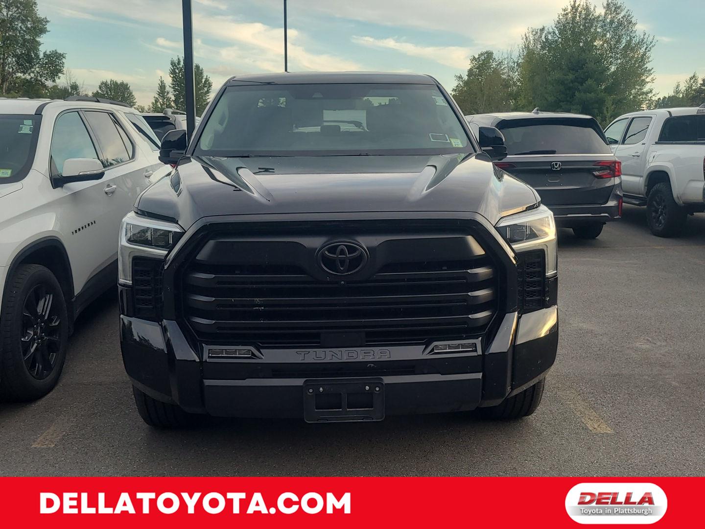Midnight Black Metallic 2024 Toyota Tundra Pickup Truck Four-Wheel Drive Automatic