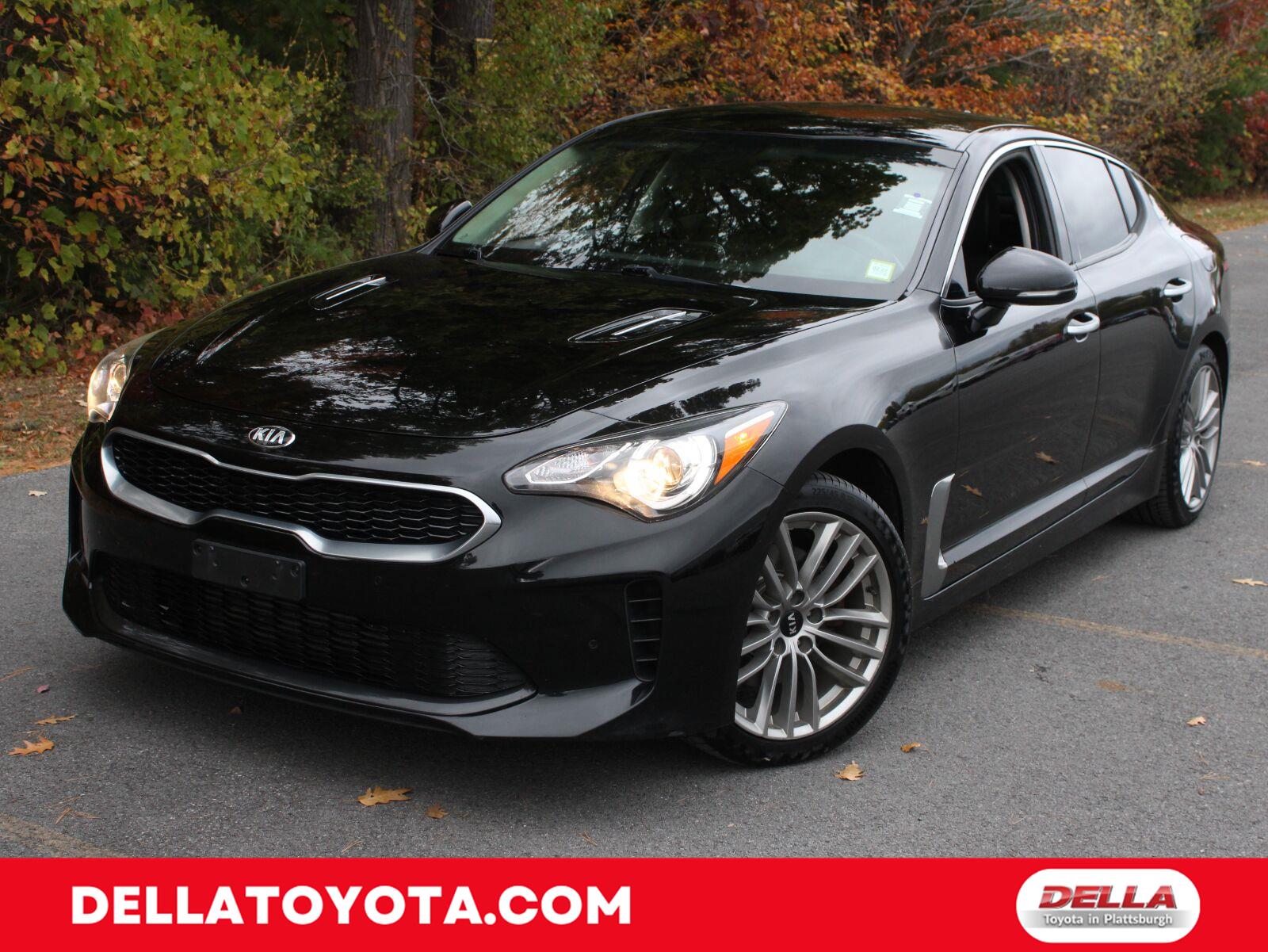 Aurora Black Pearl 2018 Kia Stinger Sedan Rear-Wheel Drive Automatic