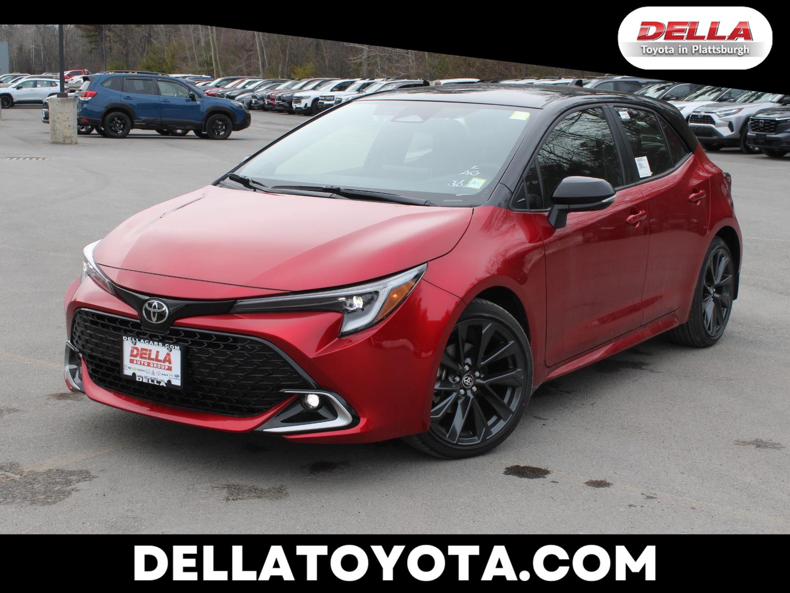 Finish Line Red w/Midnight Black Metallic Roof 2026 Toyota Corolla Hatchback XSE FWD Hatchback Front-Wheel Drive Continuously Variable Transmission