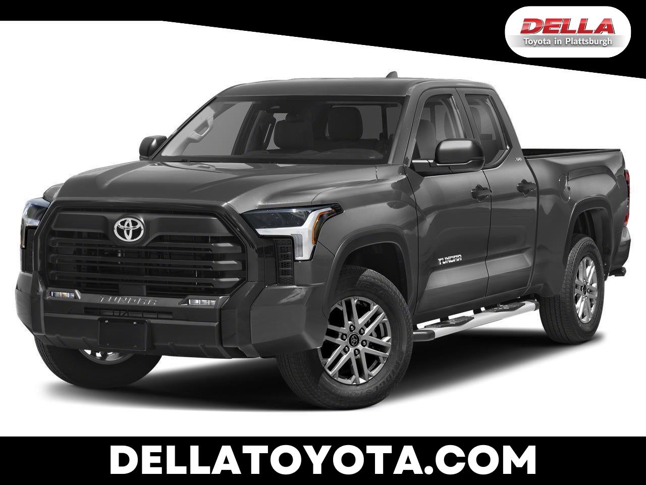 Magnetic Gray Metallic 2022 Toyota Tundra SR5 Double Cab 4WD Pickup Truck Four-Wheel Drive Automatic