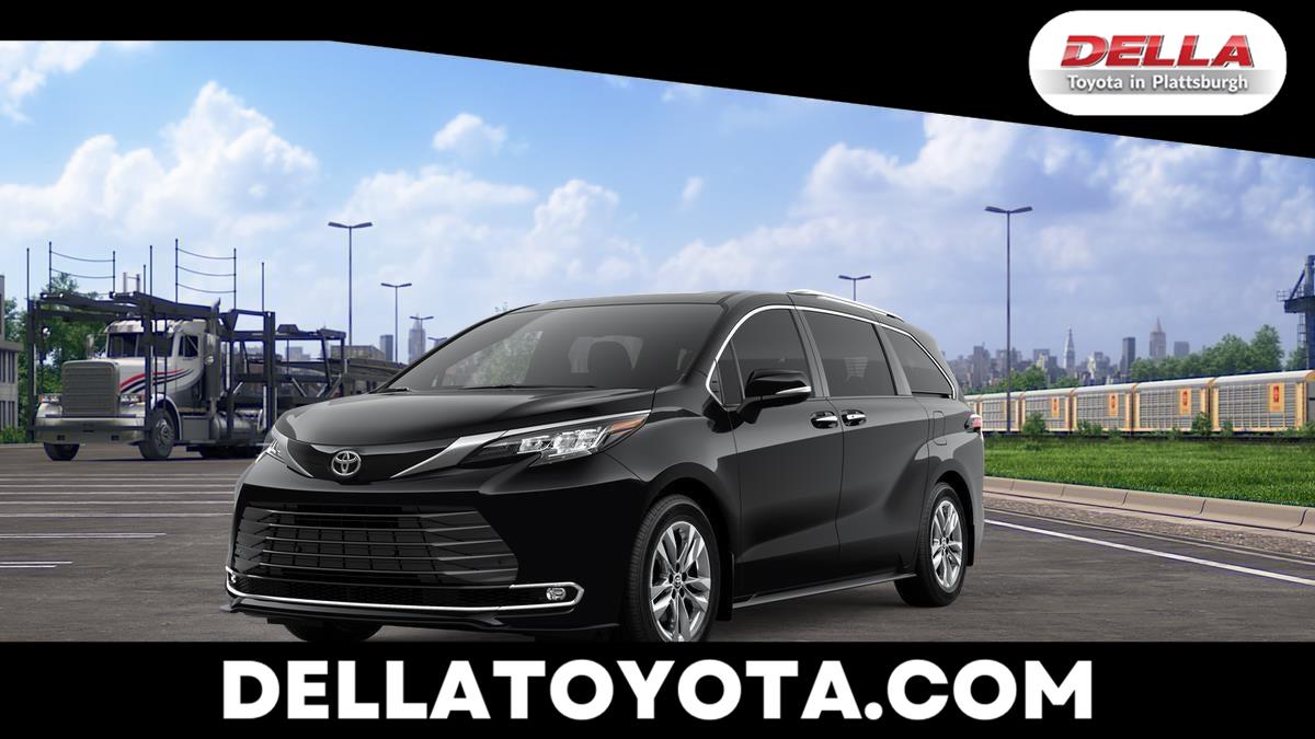 Midnight Black Metallic 2026 Toyota Sienna Limited 7-Passenger AWD Minivan All-Wheel Drive Continuously Variable Transmission