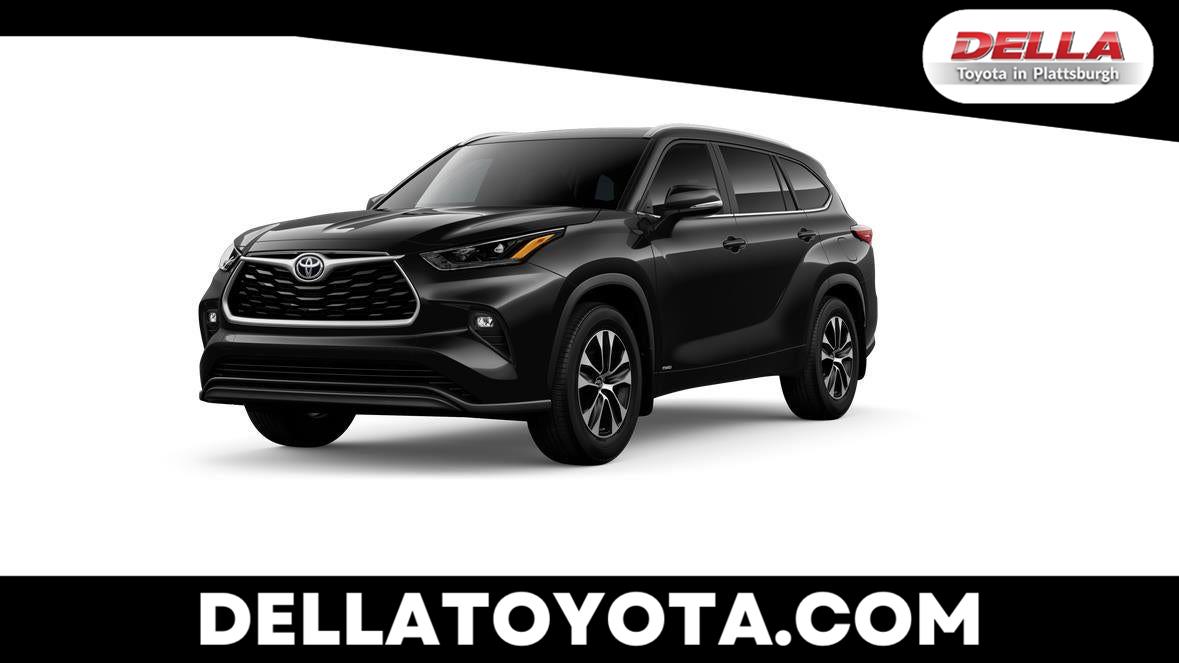 Midnight Black Metallic 2026 Toyota Highlander Hybrid SUV / Crossover All-Wheel Drive Continuously Variable Transmission