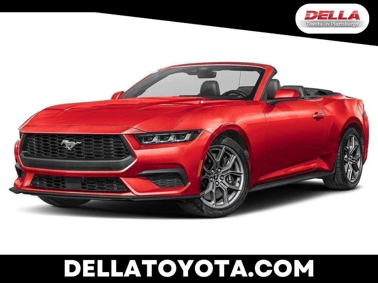 Race Red 2024 Ford Mustang Convertible Rear-Wheel Drive Automatic