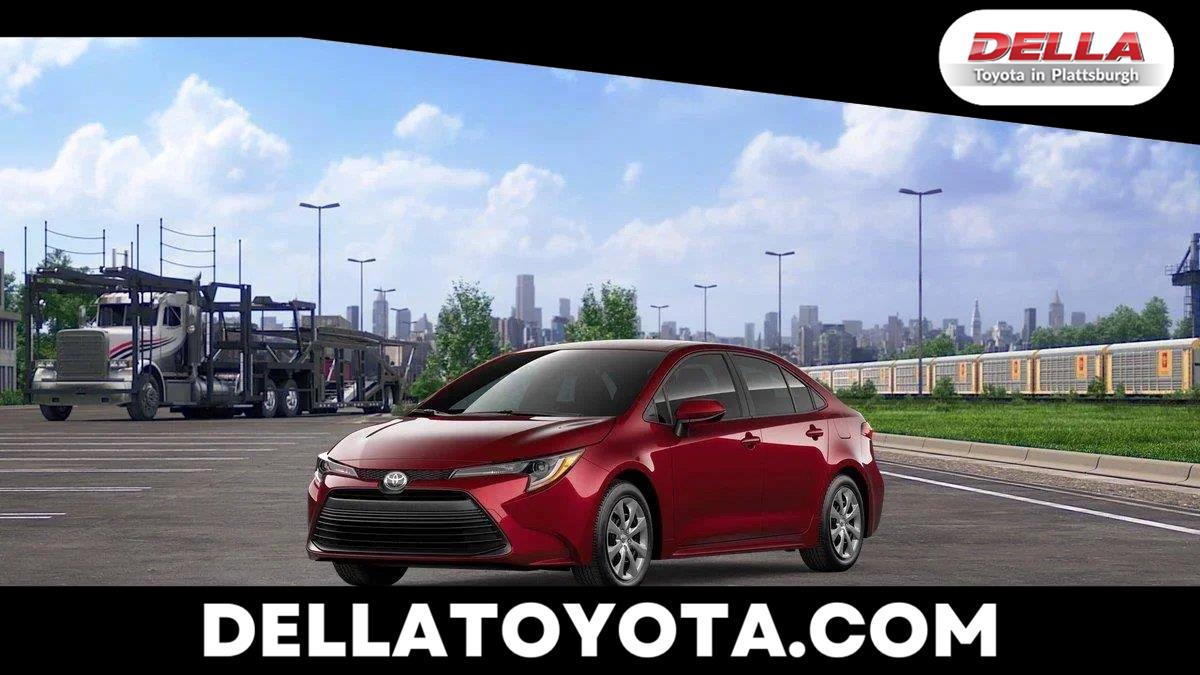 Red (Ruby Flare Pearl) 2026 Toyota Corolla Sedan Front-Wheel Drive Continuously Variable Transmission