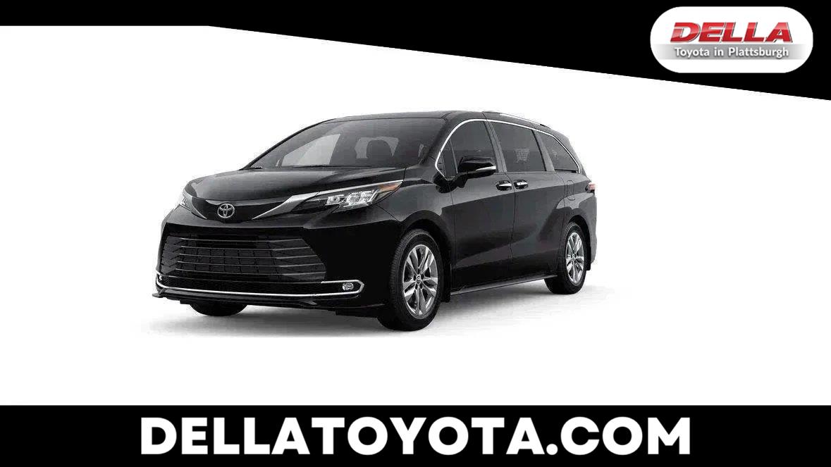 Midnight Black Metallic 2026 Toyota Sienna Minivan All-Wheel Drive Continuously Variable Transmission