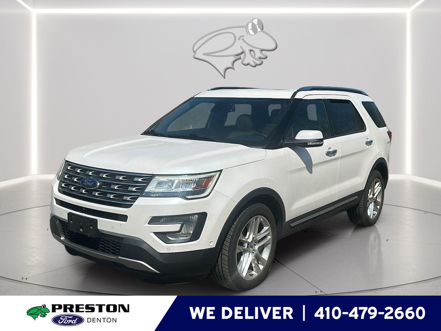 White Platinum Metallic Tri-Coat 2017 Ford Explorer Limited AWD SUV / Crossover All-Wheel Drive 6-Speed Automatic