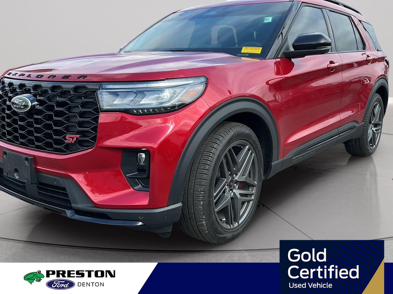 Rapid Red Metallic Tinted Clearcoat 2025 Ford Explorer SUV / Crossover All-Wheel Drive Automatic