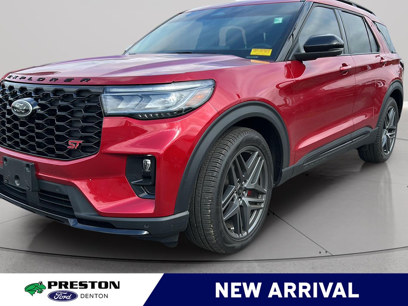 Rapid Red Metallic Tinted Clearcoat 2025 Ford Explorer SUV / Crossover All-Wheel Drive Automatic