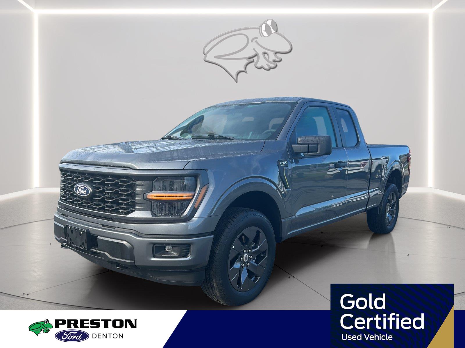 Carbonized Gray 2025 Ford F-150 Pickup Truck Four-Wheel Drive Automatic