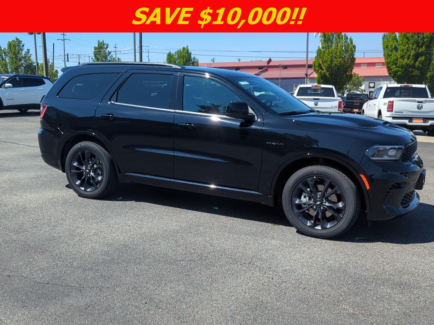 DB Black Clearcoat 2025 Dodge Durango R/T AWD SUV / Crossover All-Wheel Drive 8-Speed Automatic