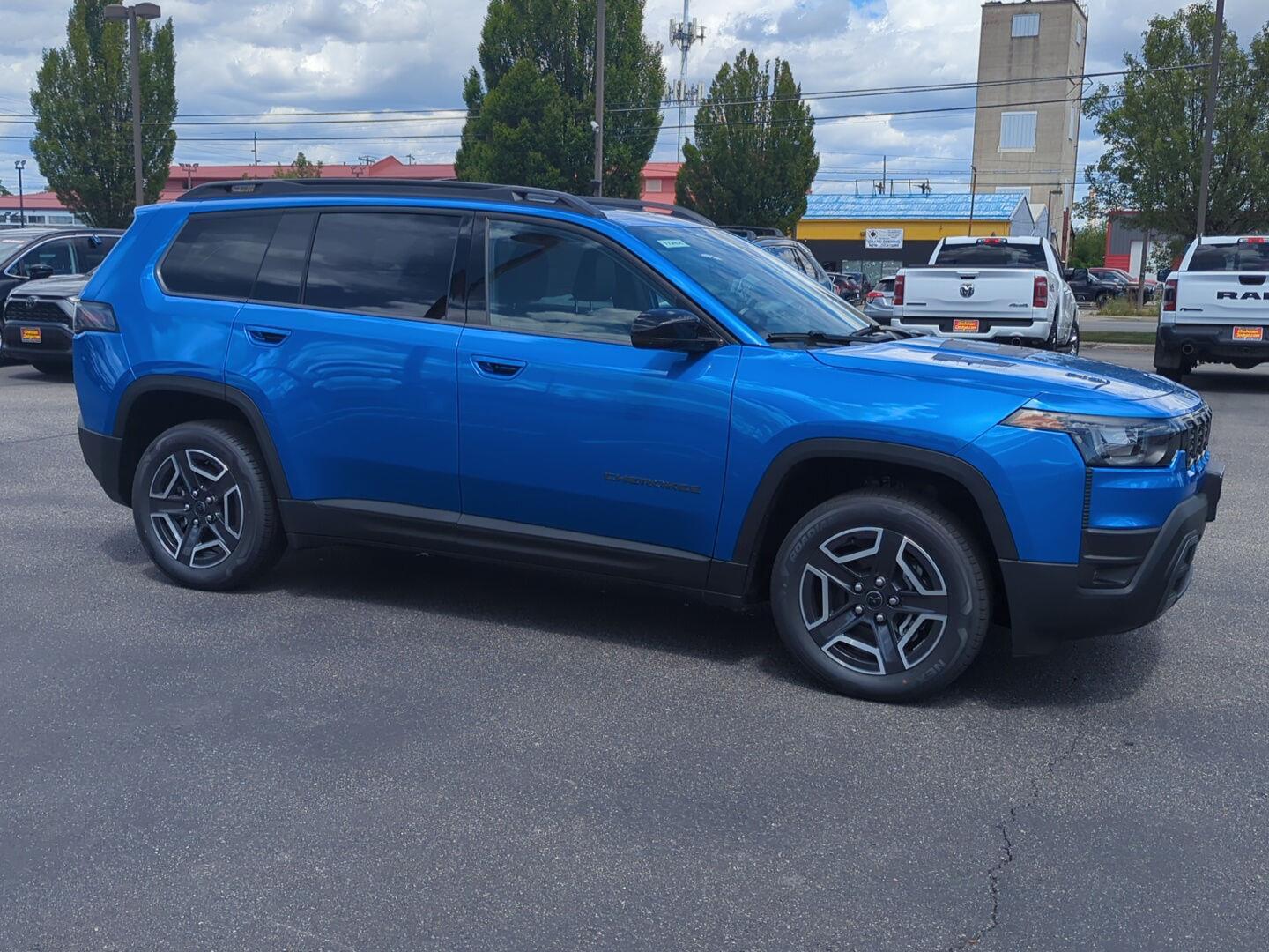 Hydro Blue Pearlcoat 2026 Jeep Cherokee SUV / Crossover Four-Wheel Drive Automatic