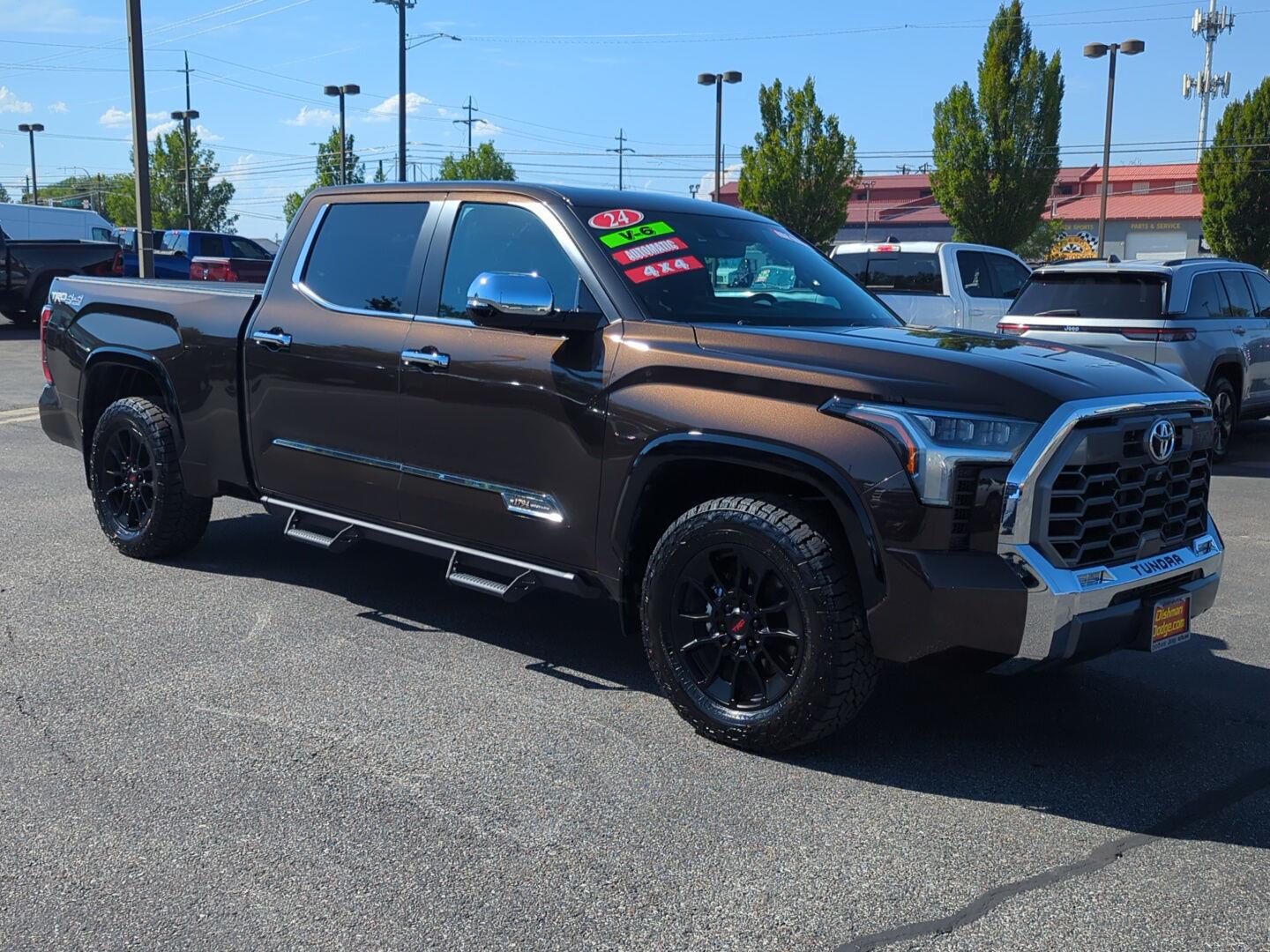 Smoked Mesquite 2024 Toyota Tundra Pickup Truck Four-Wheel Drive Automatic
