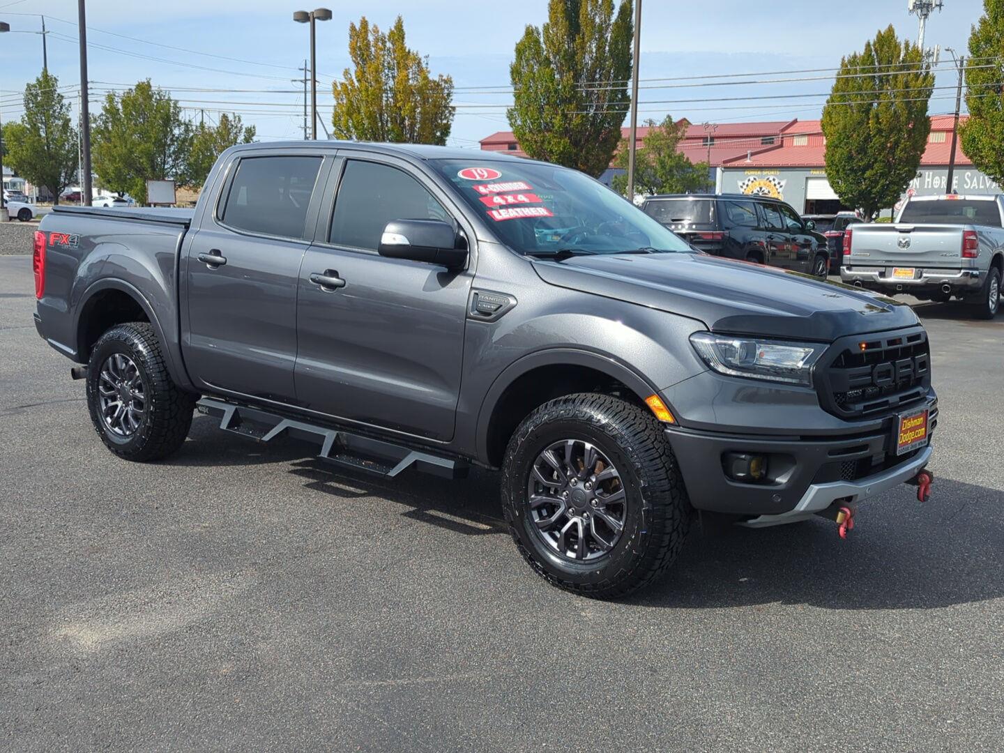 Gray (Magnetic Metallic) 2019 Ford Ranger Pickup Truck Four-Wheel Drive Automatic