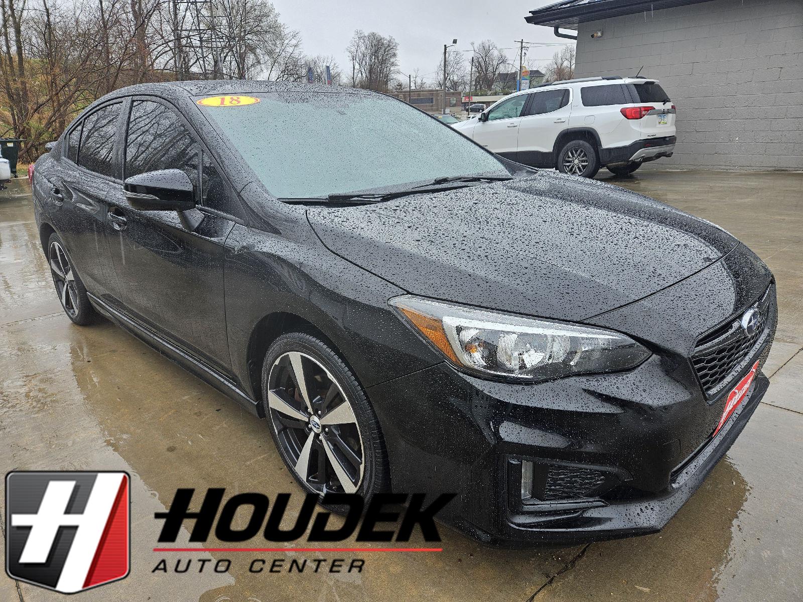 Crystal Black Silica 2018 Subaru Impreza 2.0i Sport Sedan AWD Sedan All-Wheel Drive Continuously Variable Transmission
