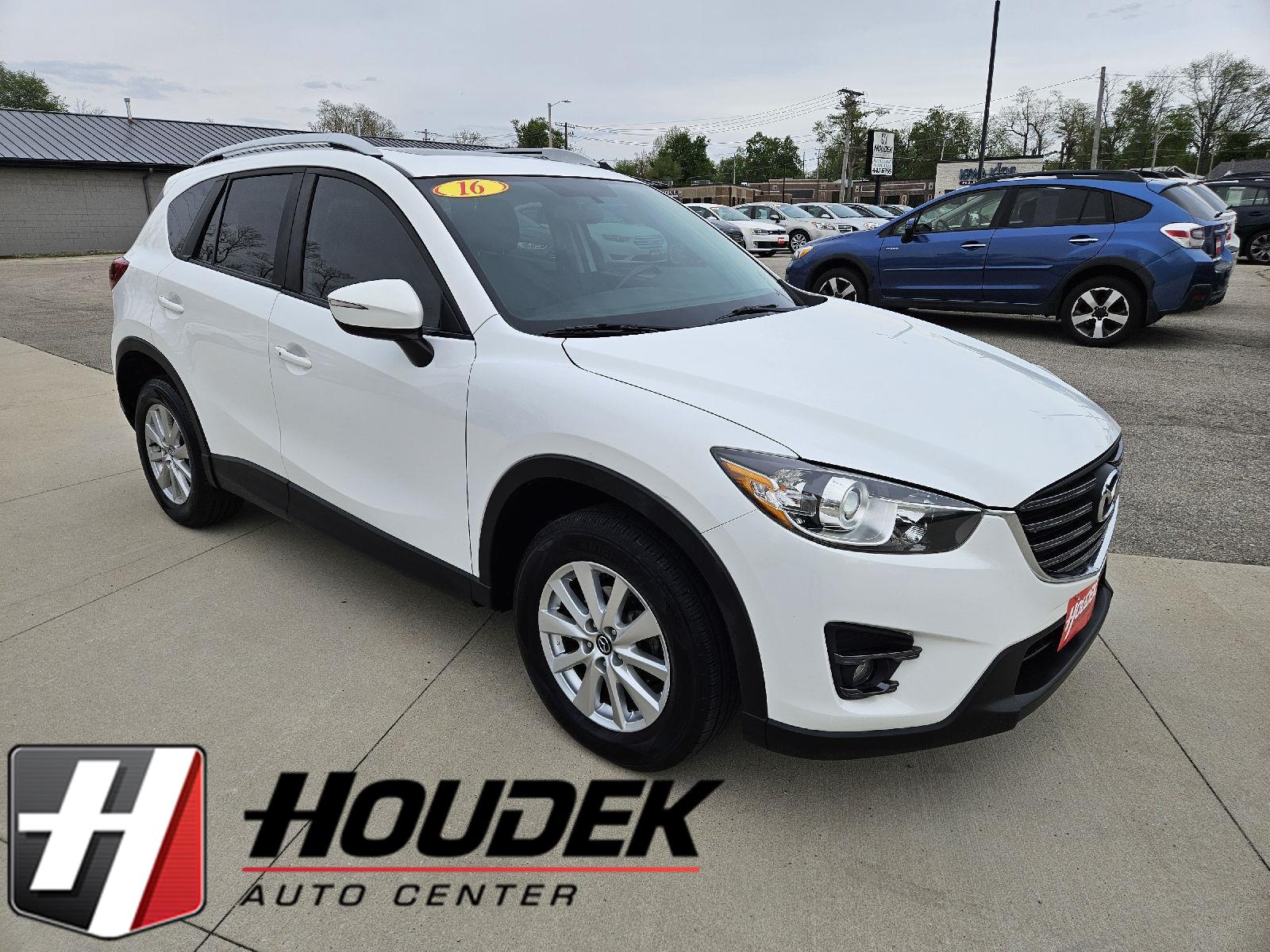 Crystal White Pearl Mica 2016 Mazda CX-5 Touring AWD SUV / Crossover All-Wheel Drive Automatic
