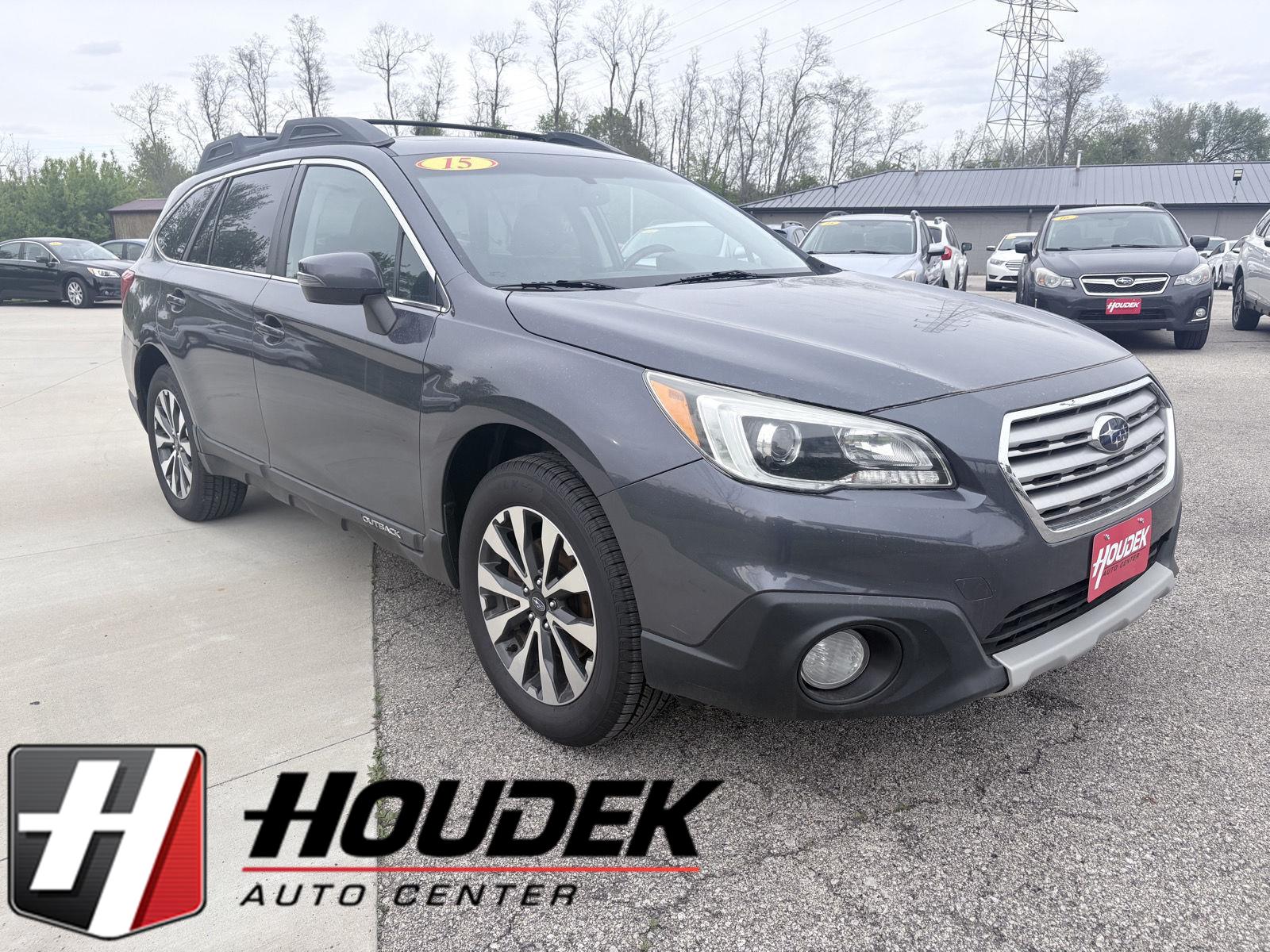 Carbide Gray Metallic 2015 Subaru Outback 2.5i Limited Wagon All-Wheel Drive Continuously Variable Transmission