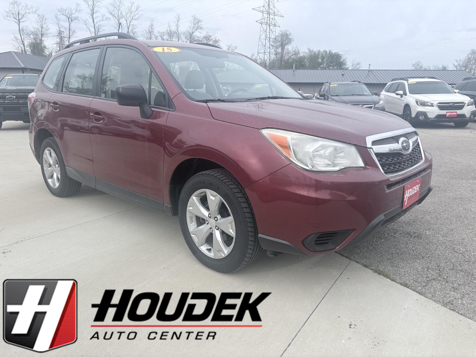 Venetian Red Pearl 2015 Subaru Forester 2.5i SUV / Crossover All-Wheel Drive Continuously Variable Transmission