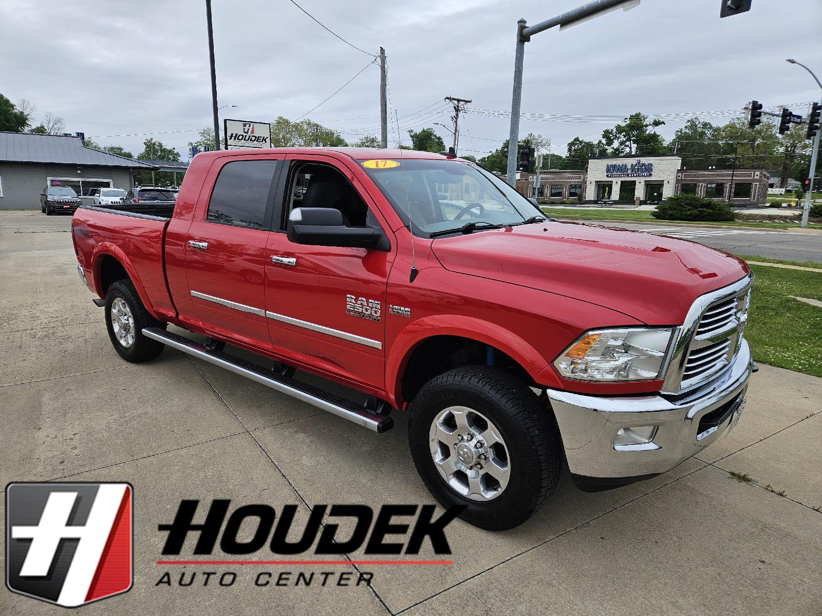 Flame Red Clearcoat 2017 RAM 2500 Lone Star Mega Cab 4WD Pickup Truck Four-Wheel Drive 6-Speed Automatic