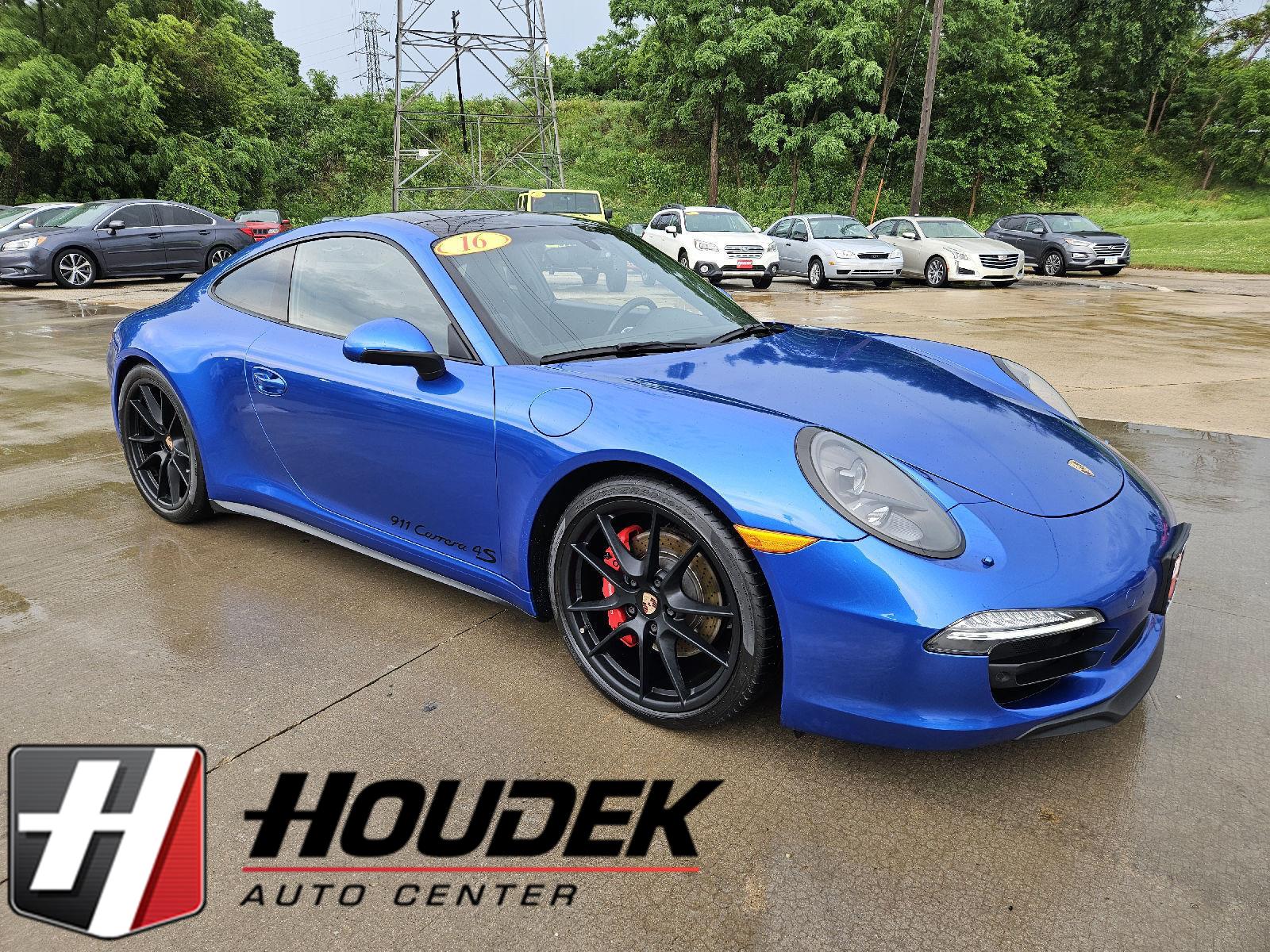 Sapphire Blue Metallic 2016 Porsche 911 Carrera 4S Coupe AWD Coupe All-Wheel Drive 7-Speed Manual