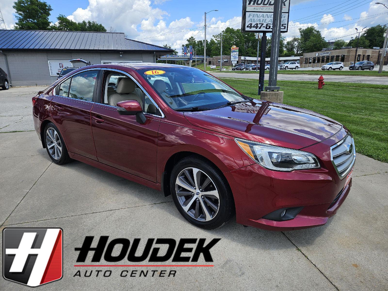 Venetian Red Pearl 2016 Subaru Legacy Sedan All-Wheel Drive Continuously Variable Transmission