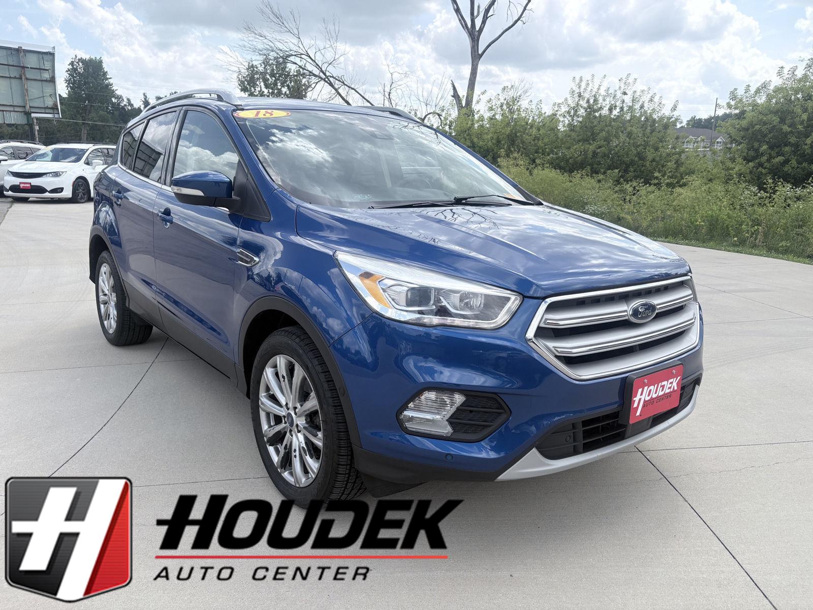 Blue Metallic 2018 Ford Escape SUV / Crossover All-Wheel Drive 6-Speed Automatic