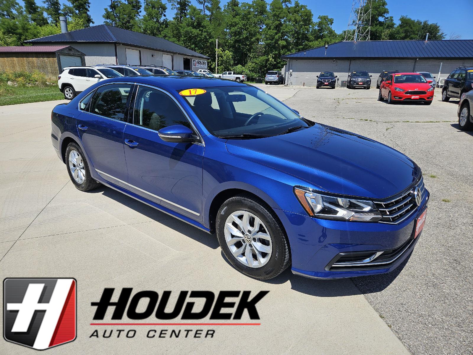 Blue 2017 Volkswagen Passat Sedan Front-Wheel Drive Automatic