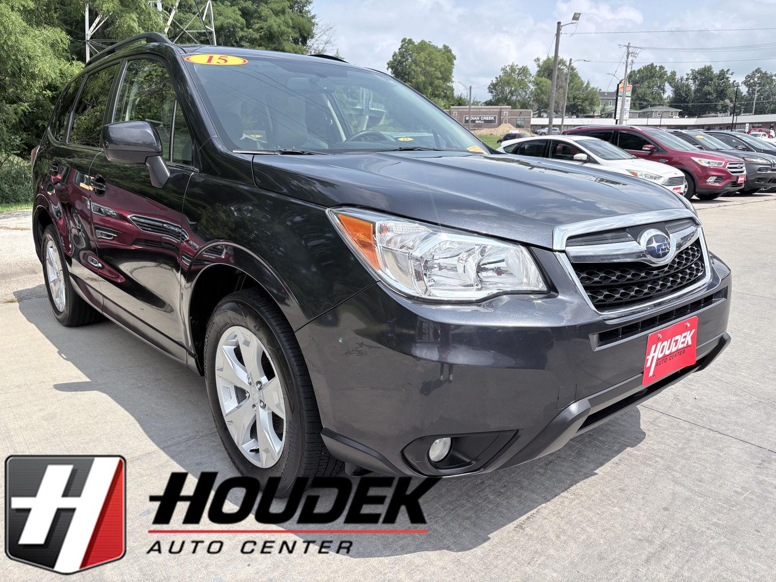 Crystal Black Silica 2015 Subaru Forester SUV / Crossover All-Wheel Drive Continuously Variable Transmission