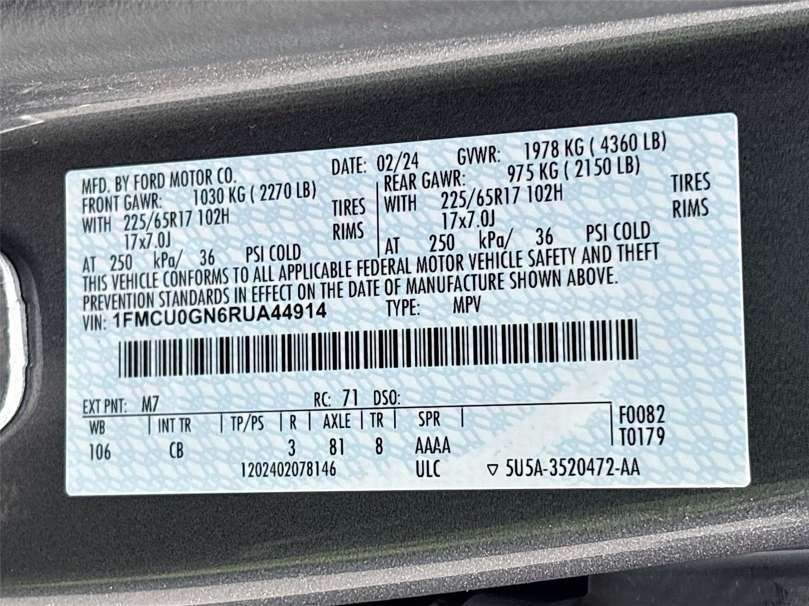 2024 Ford Escape Active