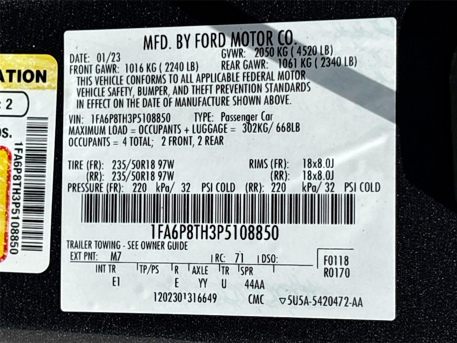 2023 Ford Mustang EcoBoost Premium