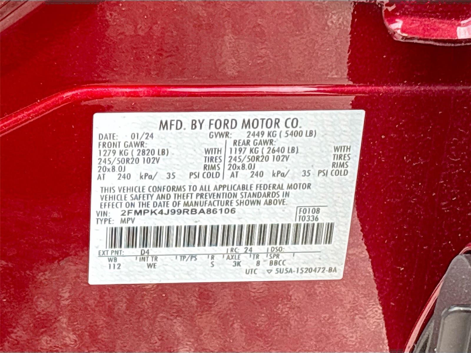 2024 Ford Edge ST-Line