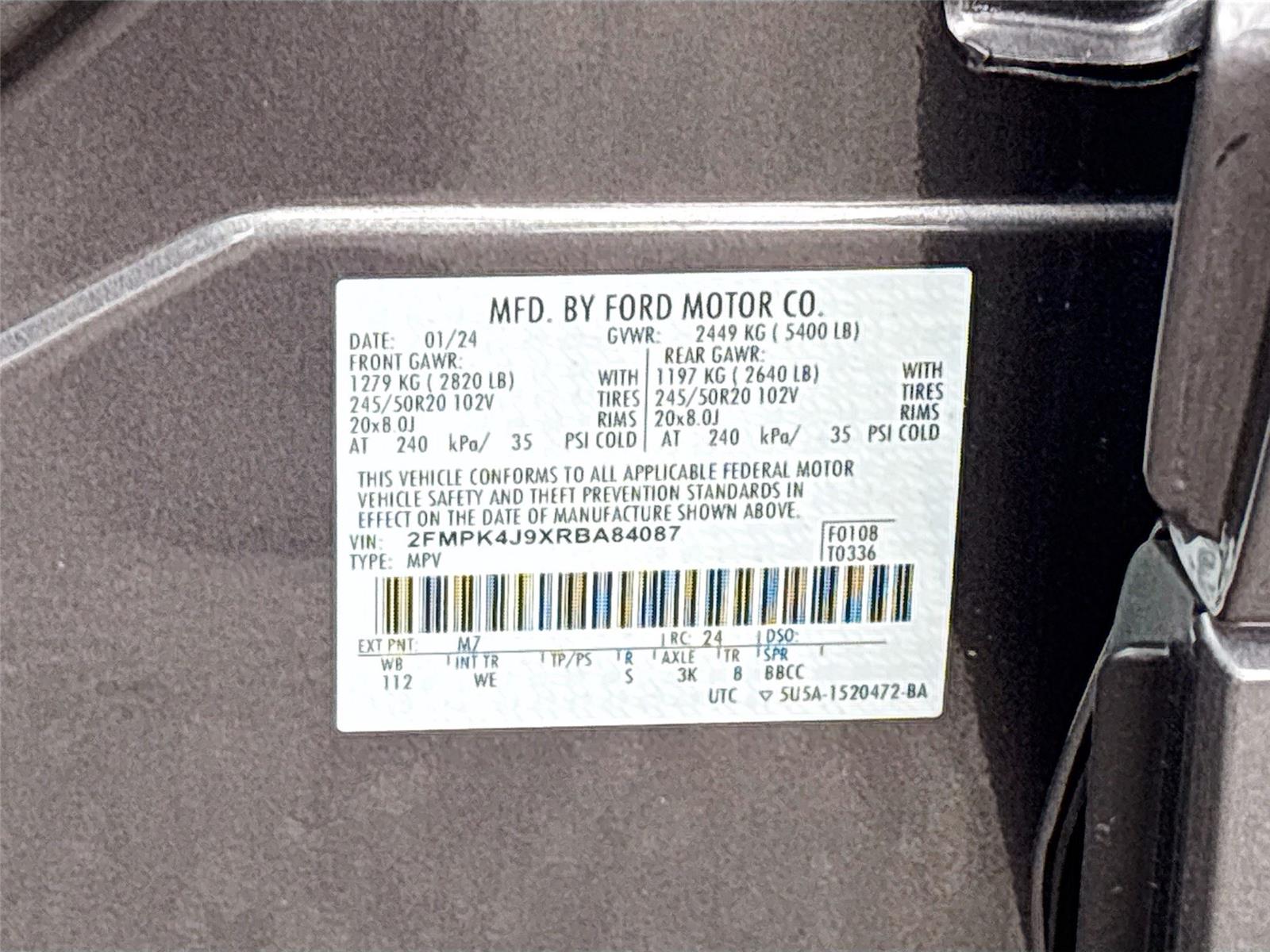 2024 Ford Edge ST-Line