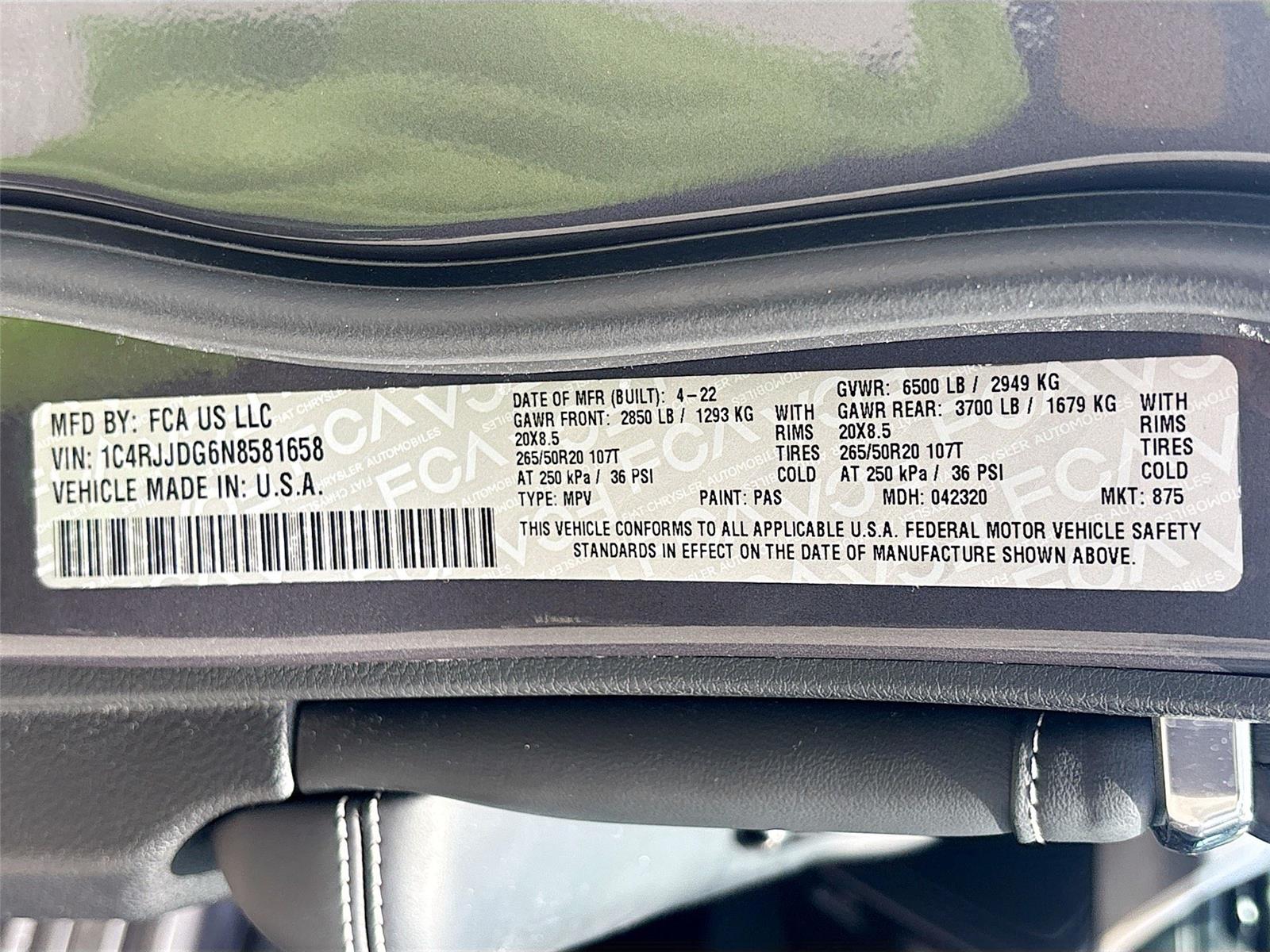 2022 Jeep Grand Cherokee L Overland