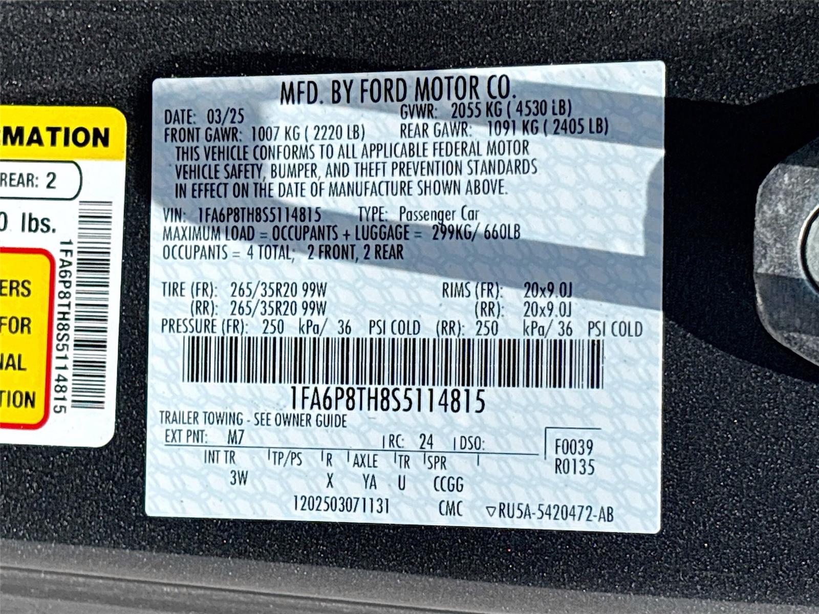2025 Ford Mustang EcoBoost Premium