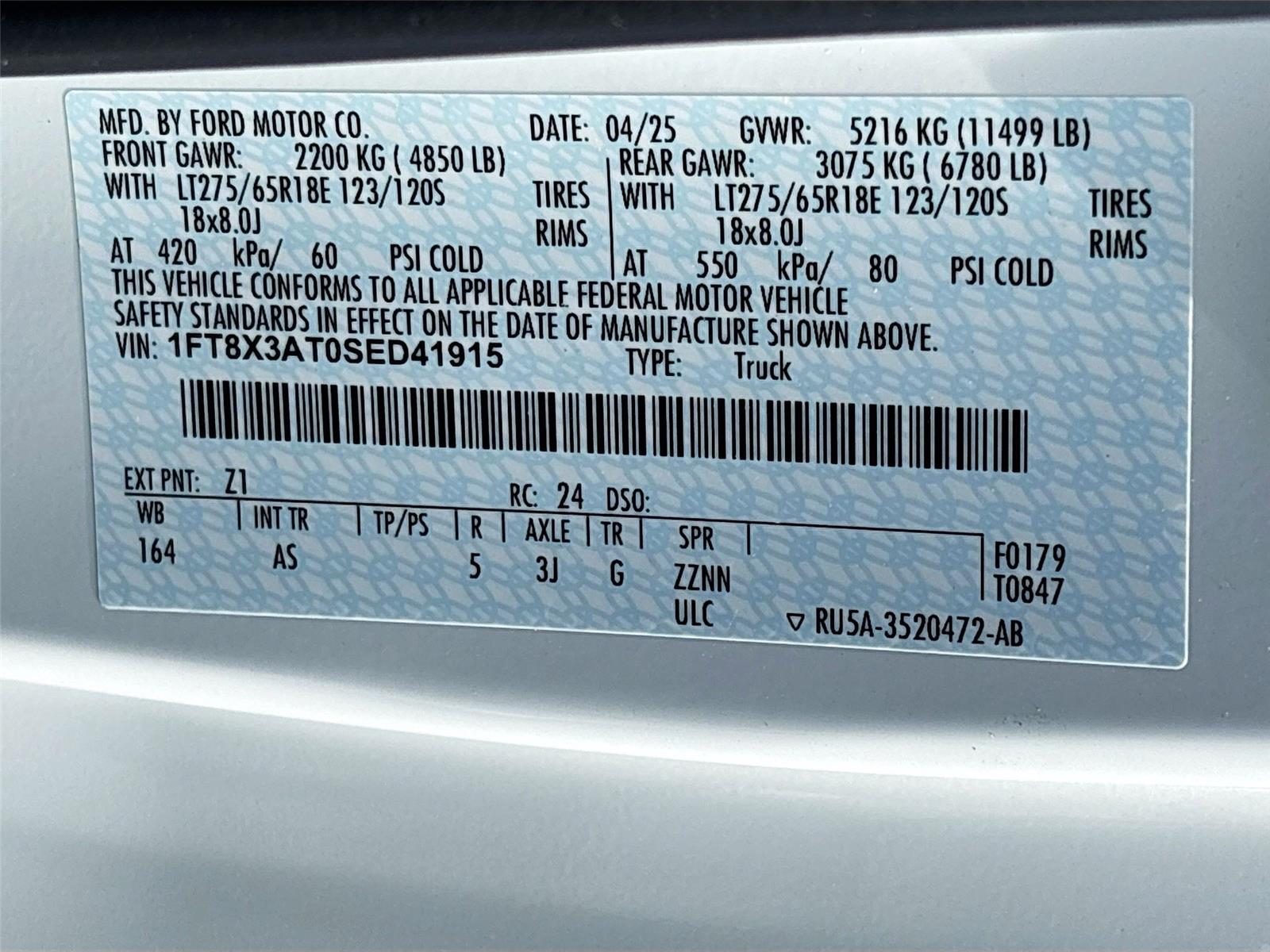 2025 Ford Super Duty F-350 SRW XL