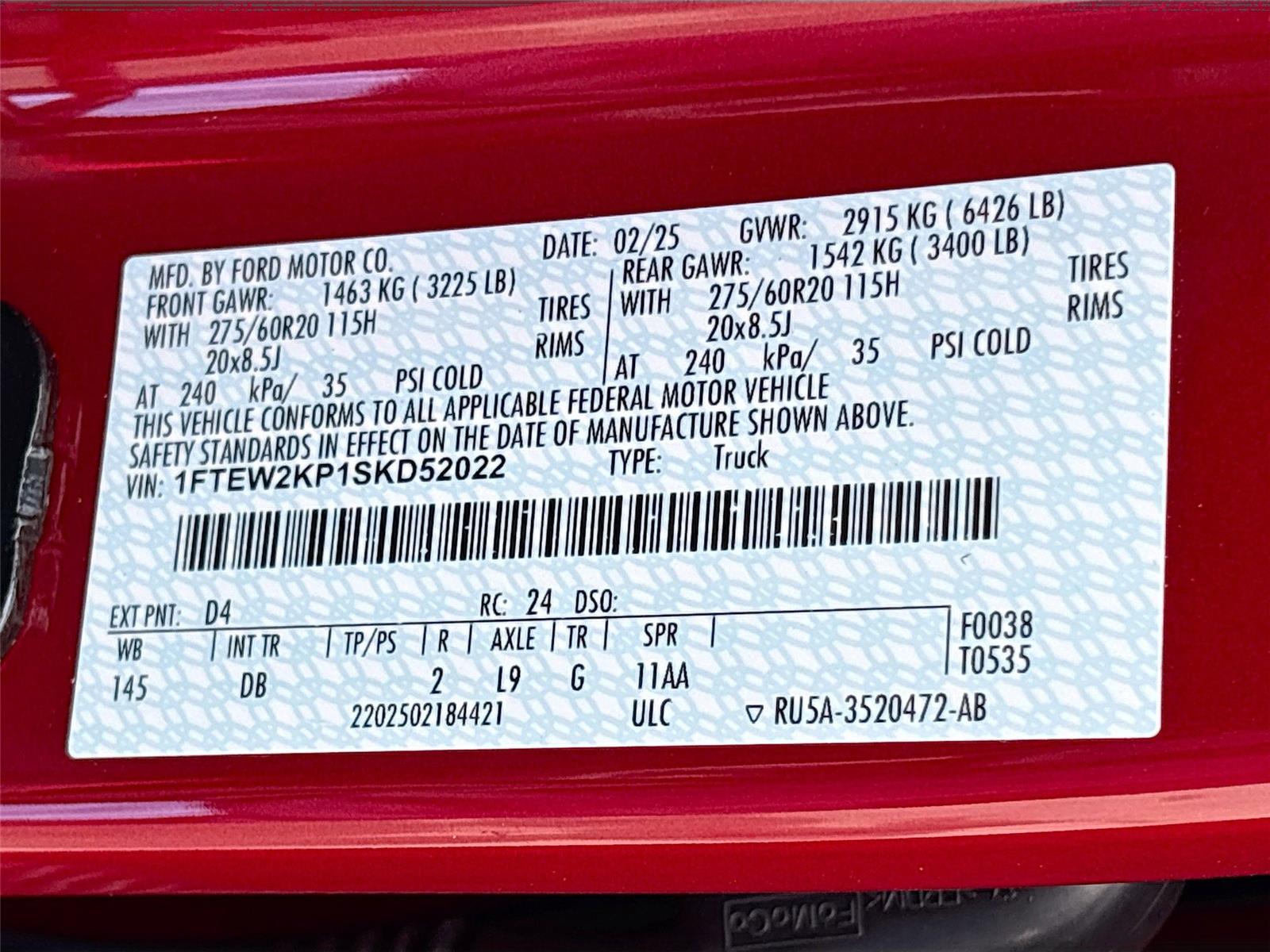 2025 Ford F-150 STX