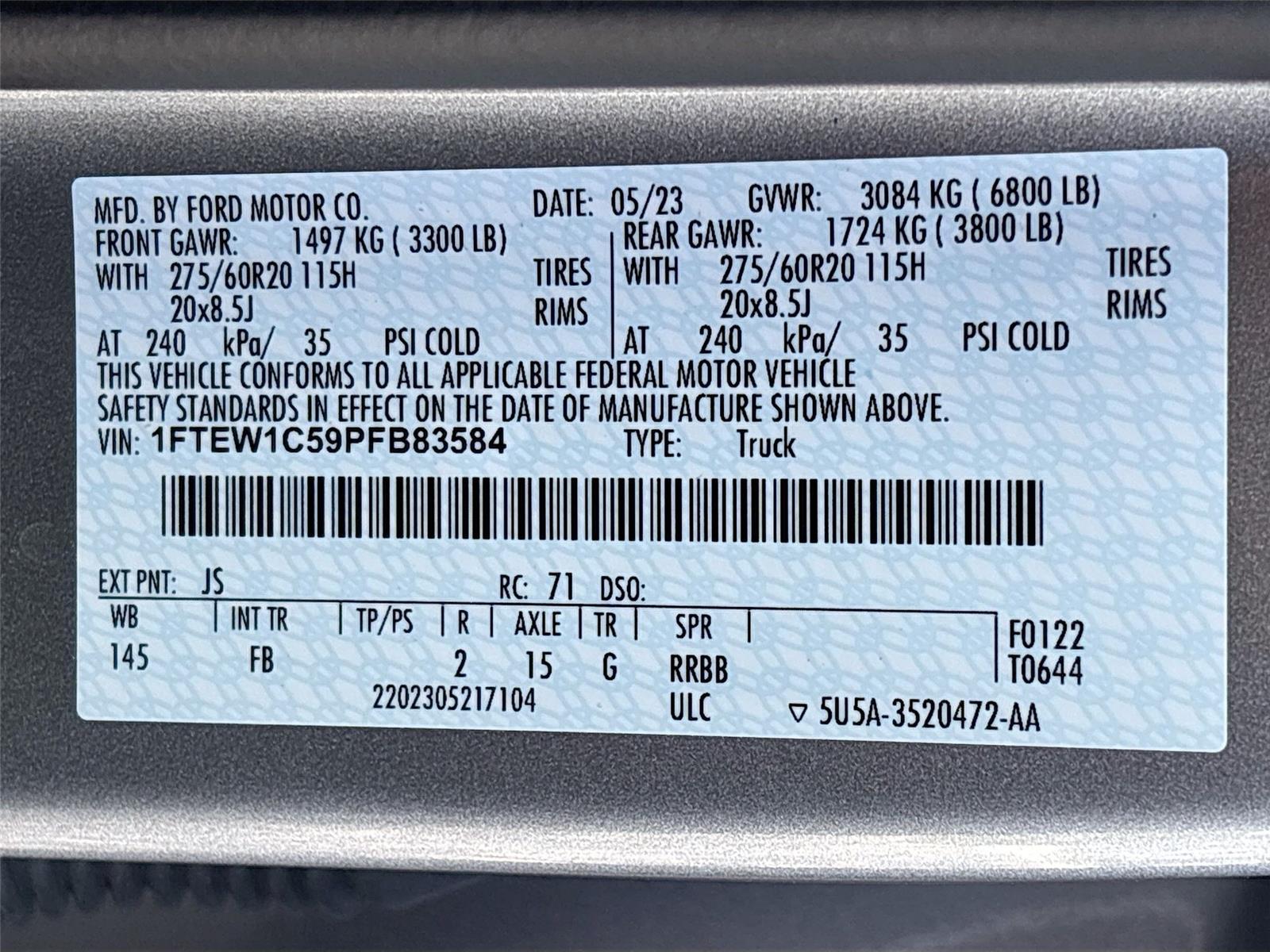 2023 Ford F-150 XLT