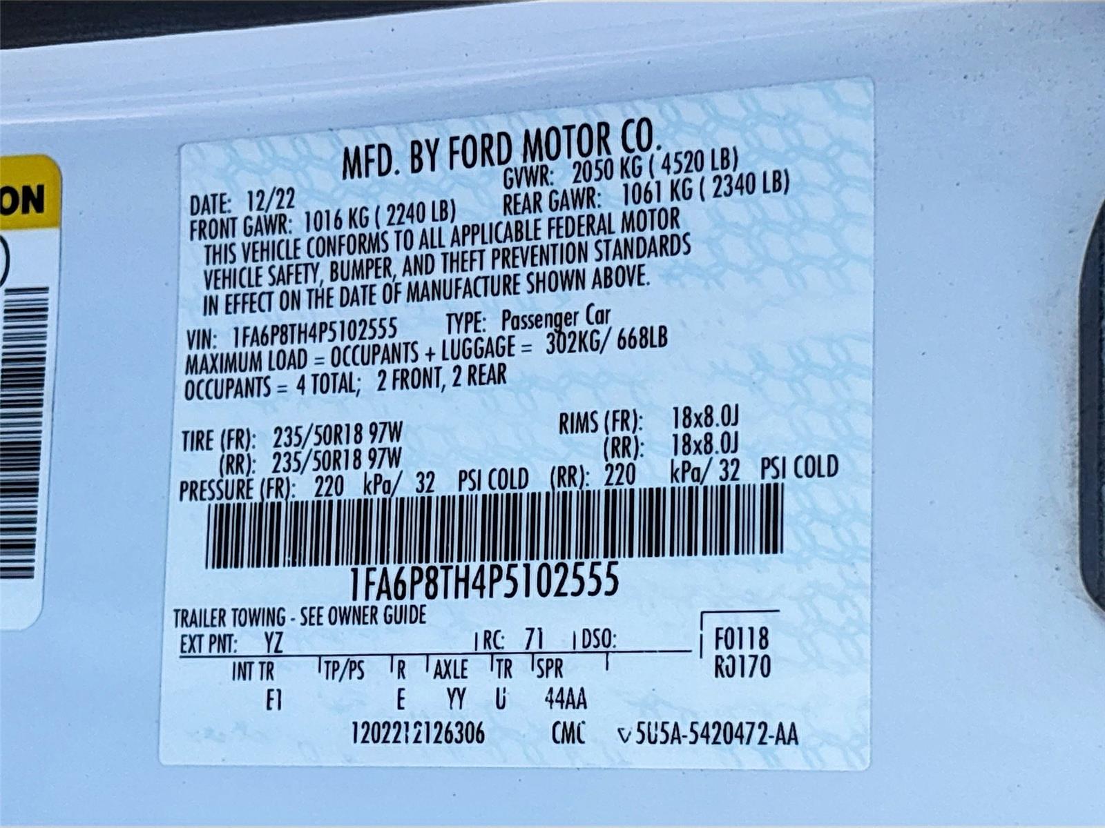 2023 Ford Mustang EcoBoost Premium
